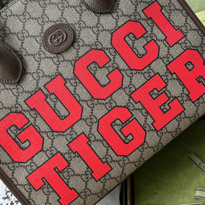 Gucci Tiger GG Medium Tote Bag