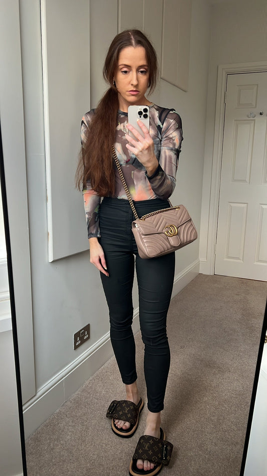 Gucci GG Dusty Pink Marmont Small Shoulder Bag (RRP £1800)