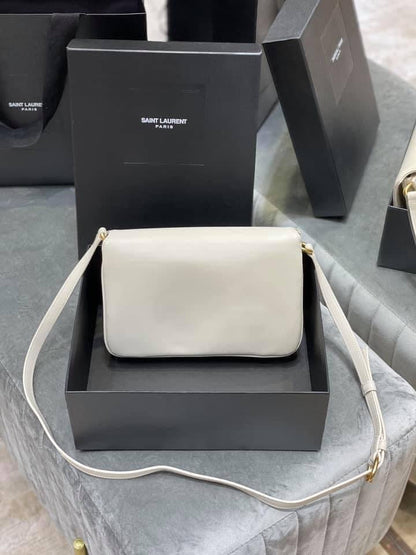 YSL Le Maillon Satchel Leather Bag