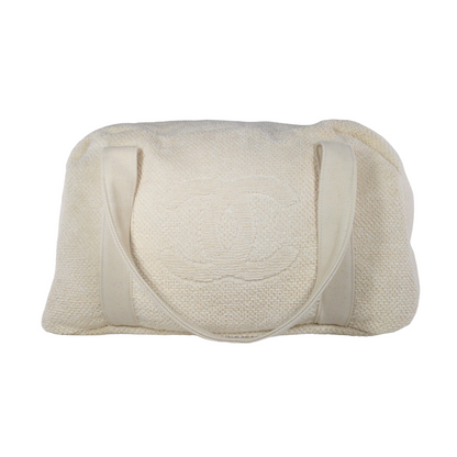 Chanel Cotton Terry Cloth Beach Duffel w Towel