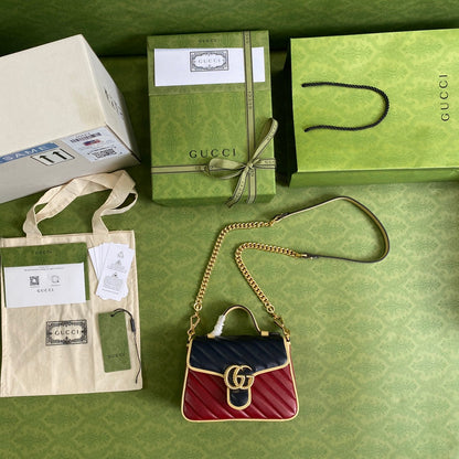 Gucci  Marmont Mini Top Handle Bag