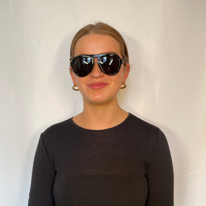 Gucci Black Resin Steampunk Sunglasses GG3737/s
