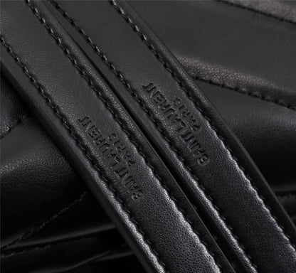 YSL College Medium Quilted Leather Bag