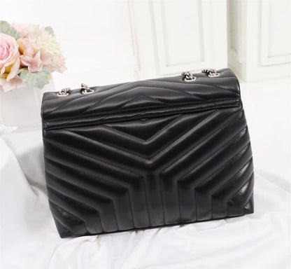 YSL College Medium Quilted Leather Bag