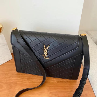 YSL Gaby Satchel Bag in Quilted Lambskini