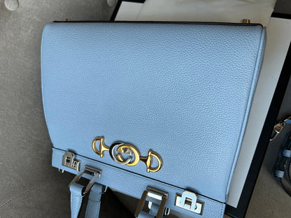 Gucci Pale Blue Medium Zumi Tote (RRP £2210)