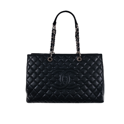 Chanel Caviar Leather Black Tote Bag 4