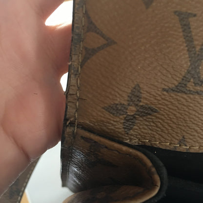 LOUIS VUITTON Metis Crossbody Bag in Brown Canvas