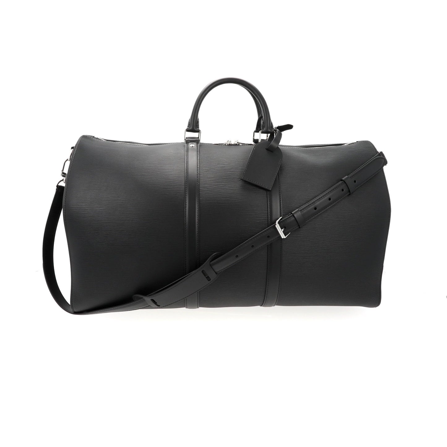LOUIS VUITTON X SUPREME X Supreme Black Epi Keepall 55 Travel Bag