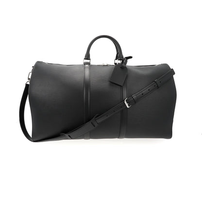 LOUIS VUITTON X SUPREME X Supreme Black Epi Keepall 55 Travel Bag