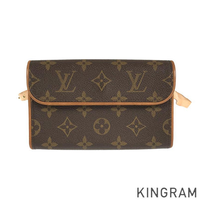 LOUIS VUITTON Monogram Pochette Florentine M51855 Waist pouch
