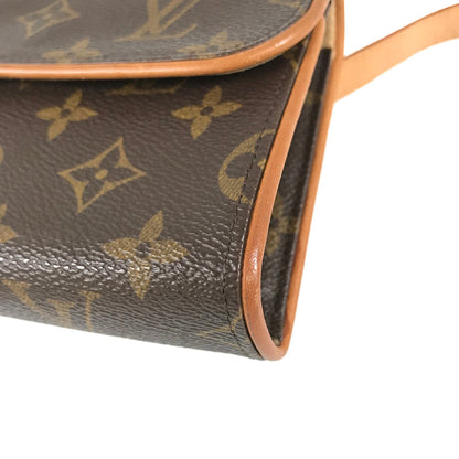 LOUIS VUITTON Monogram Pochette Florentine M51855 Waist pouch