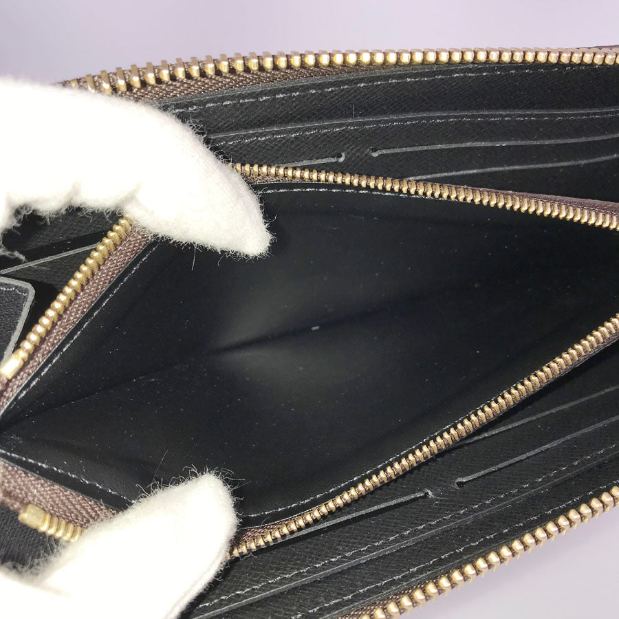 LOUIS VUITTON Monogram Reverse Portefeiulle Clemence M82336 Long wallet Round zipper
