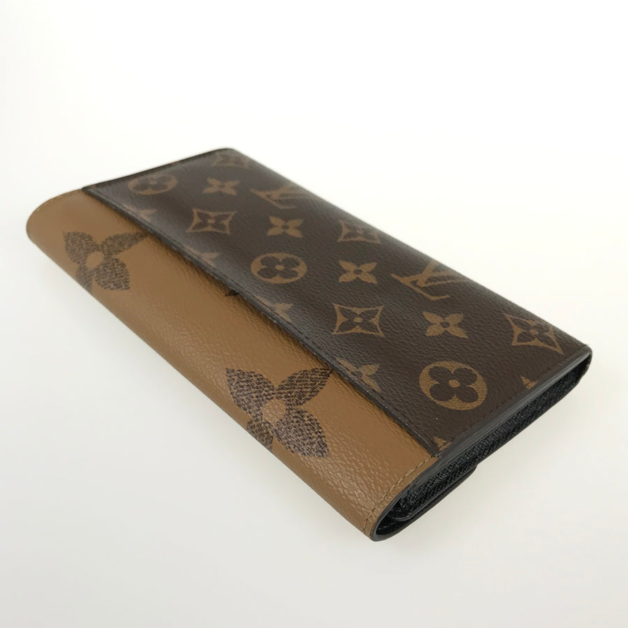 LOUIS VUITTON Monogram Giant Reverse Portefeiulle Sarah M80726 Long wallet Folding cover lid