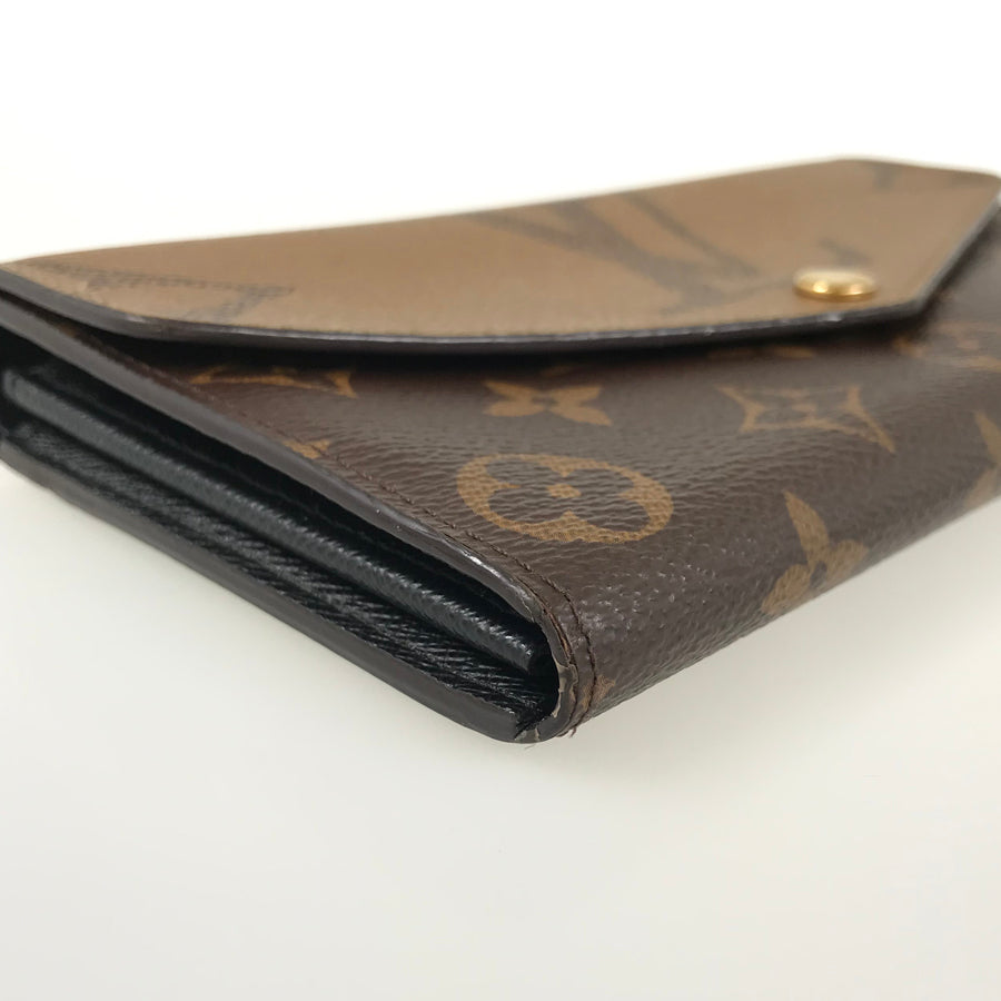 LOUIS VUITTON Monogram Giant Reverse Portefeiulle Sarah M80726 Long wallet Folding cover lid