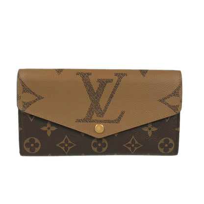 LOUIS VUITTON Monogram Giant Reverse Portefeiulle Sarah M80726 Long wallet Folding cover lid