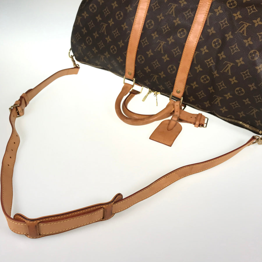 LOUIS VUITTON Monogram keepall Bandolier 55 M41414 Boston bag