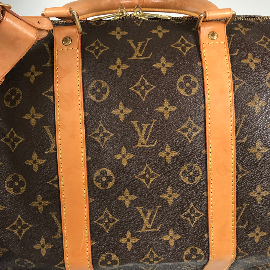 LOUIS VUITTON Monogram keepall Bandolier 55 M41414 Boston bag