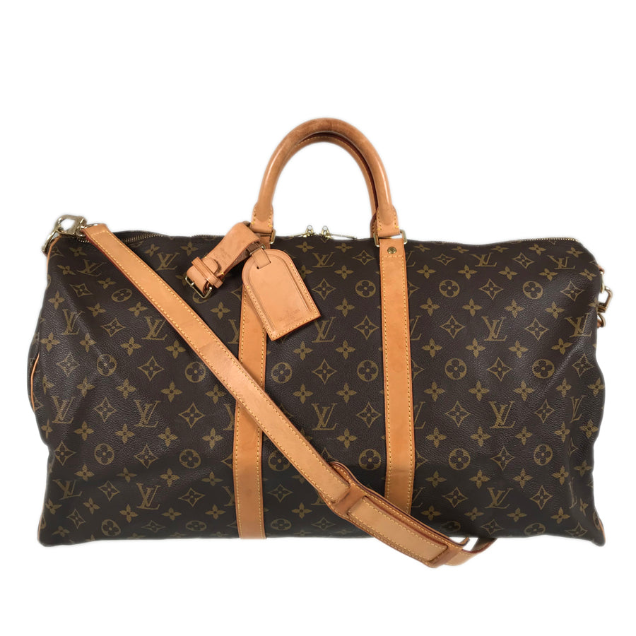 LOUIS VUITTON Monogram keepall Bandolier 55 M41414 Boston bag