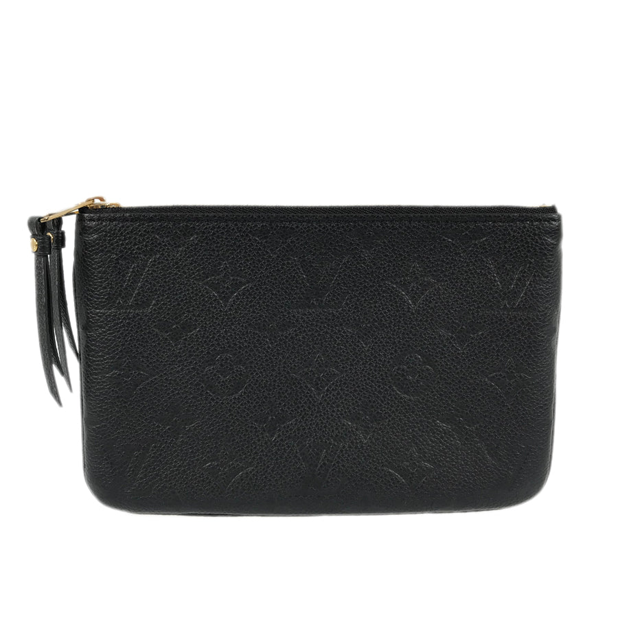 LOUIS VUITTON Monogram Empreinte Pochette Double Zip Pochette