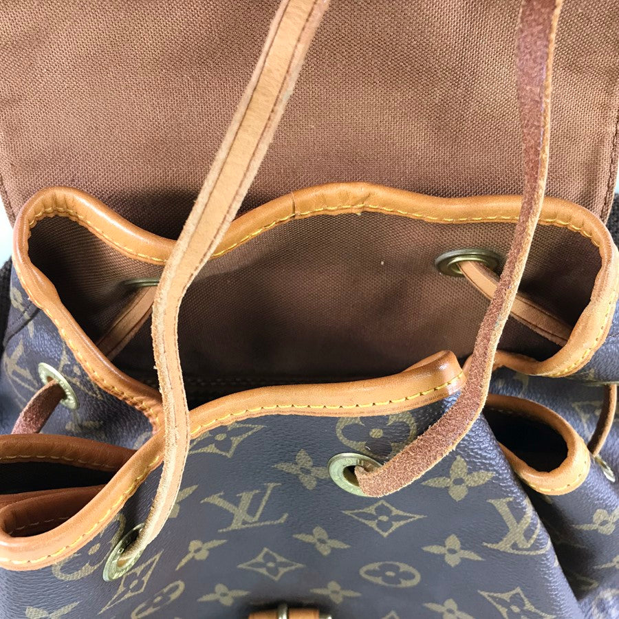 LOUIS VUITTON Monogram Montsouris GM M51135 Backpack