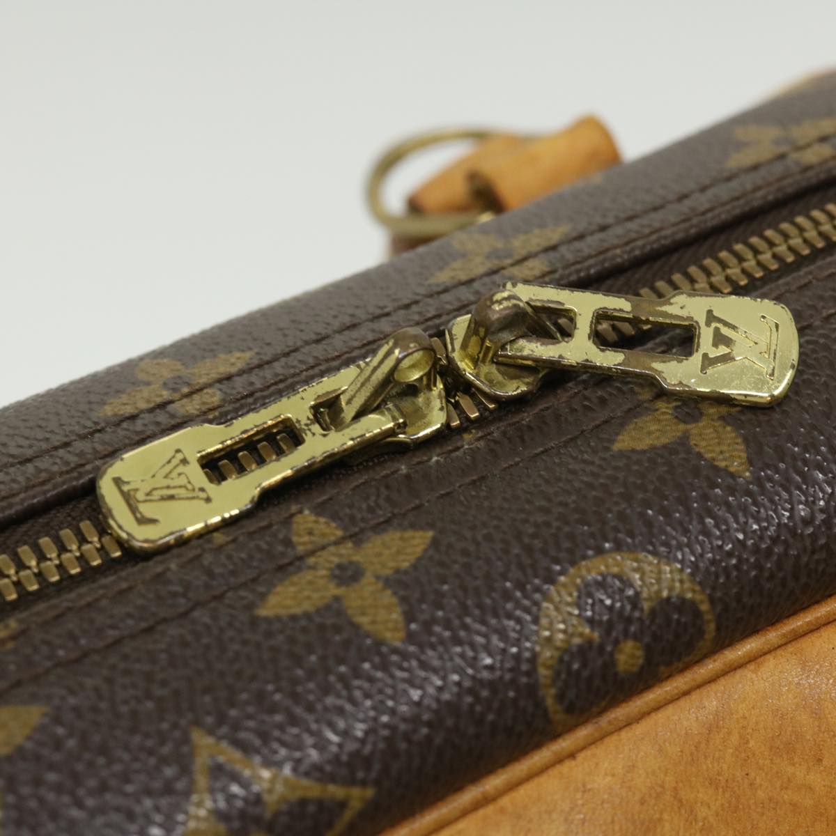 LOUIS VUITTON Monogram Deauville Hand Bag M47270 LV Auth ki1997