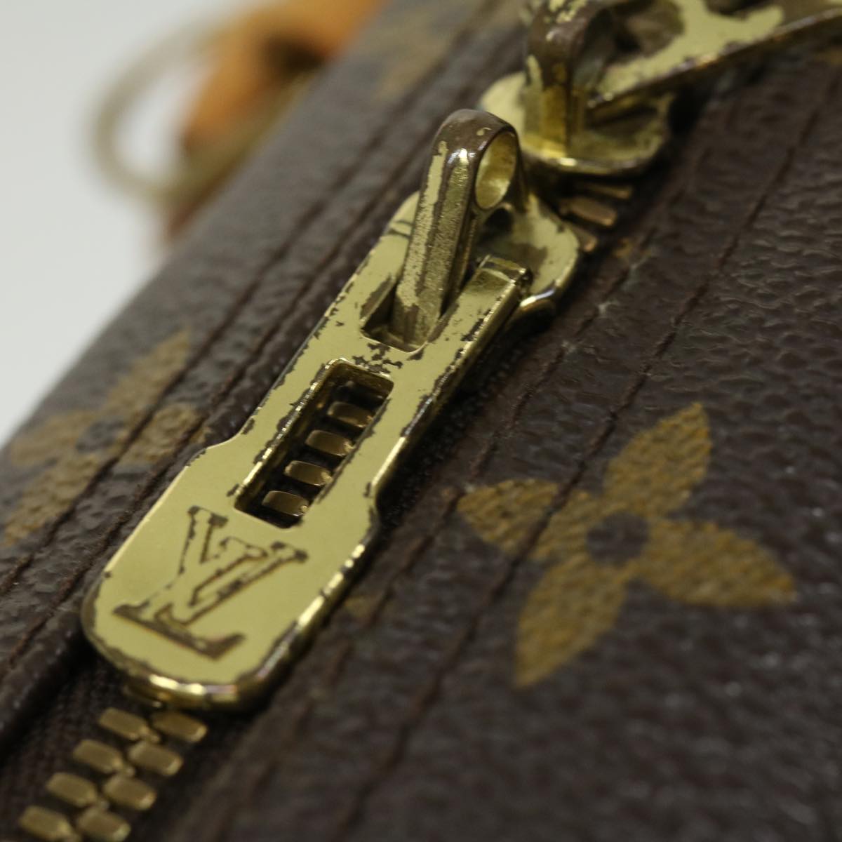 LOUIS VUITTON Monogram Deauville Hand Bag M47270 LV Auth ki1997