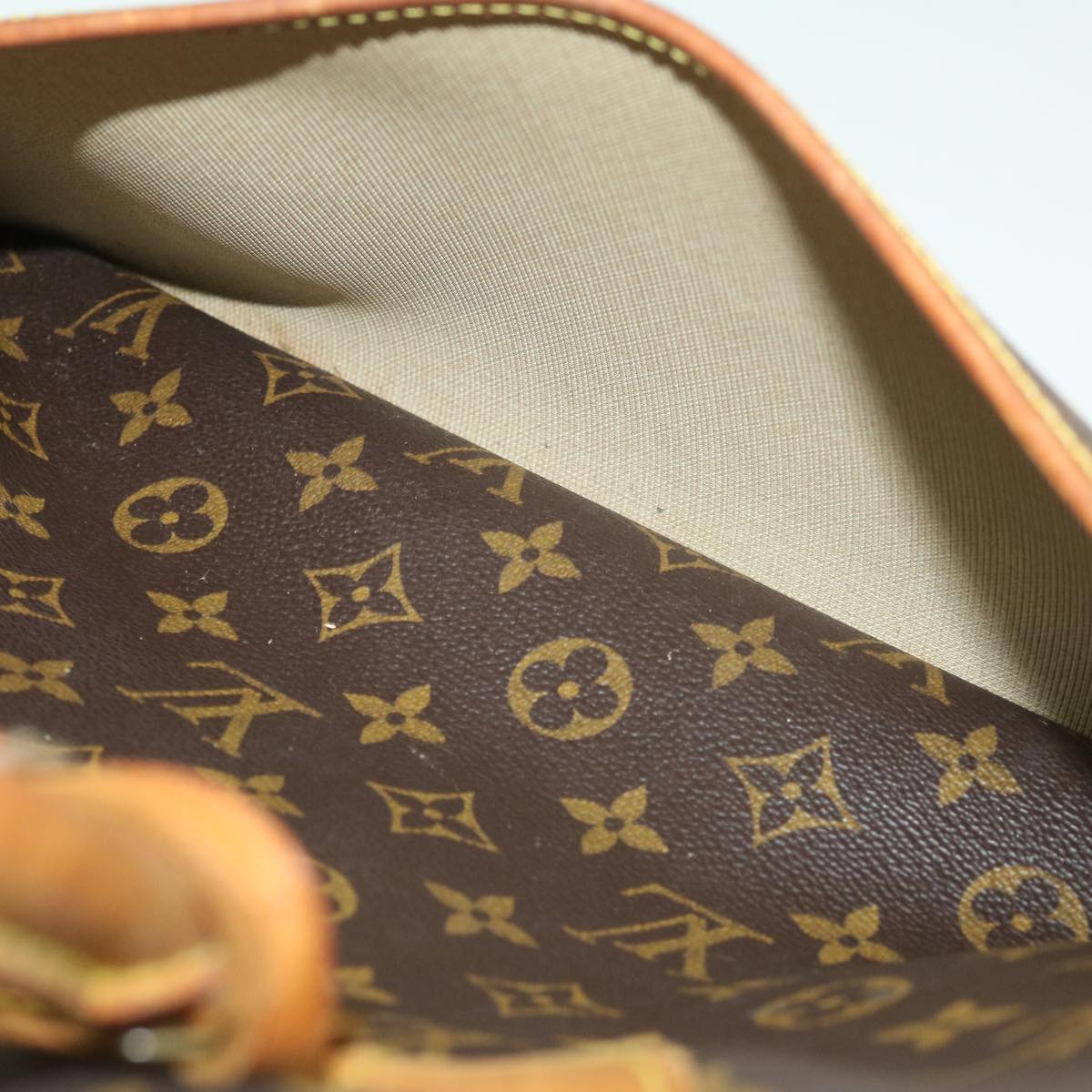LOUIS VUITTON Monogram Deauville Hand Bag M47270 LV Auth ki1997