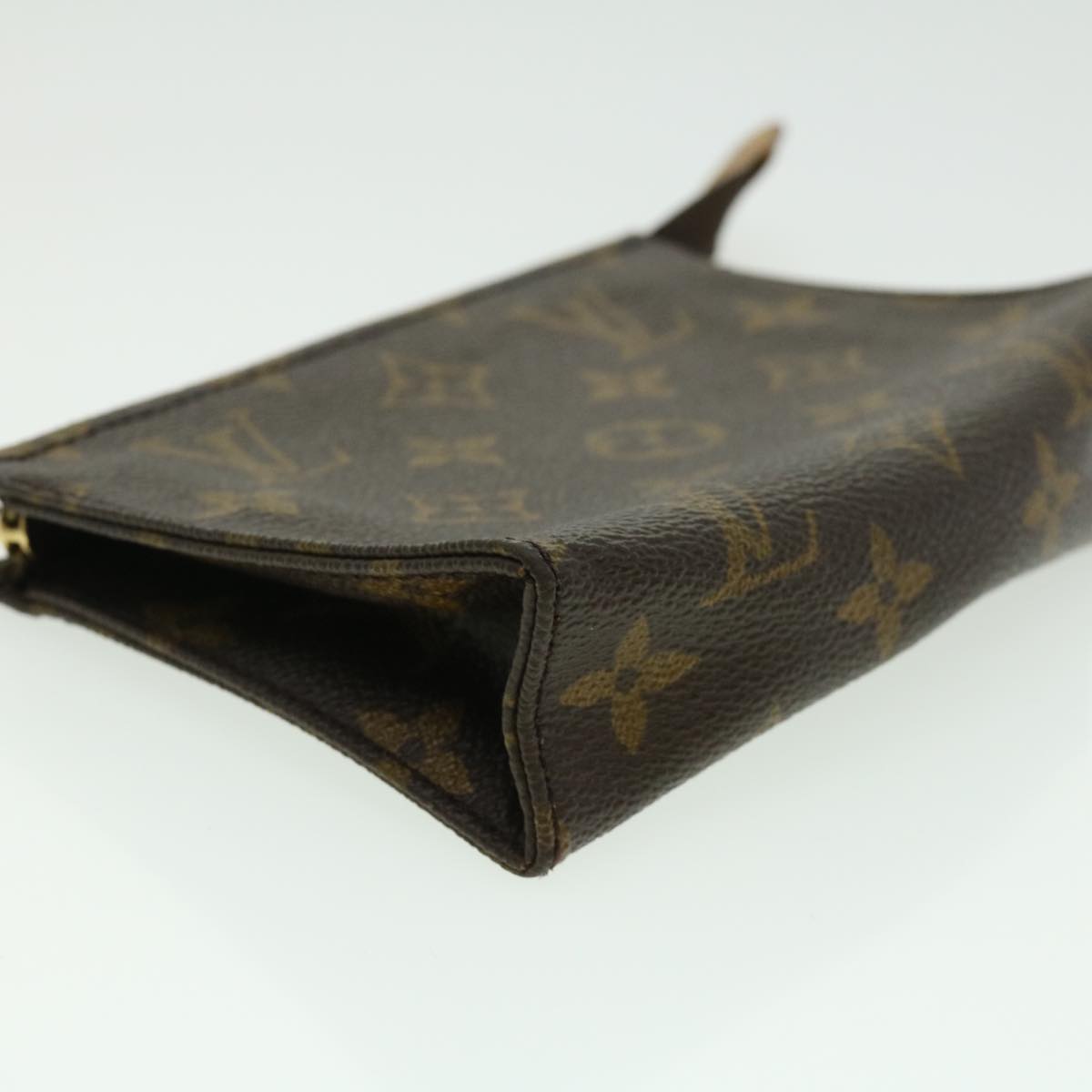 LOUIS VUITTON Monogram Poche Toilette 15 Pouch M47546 LV Auth ki2185