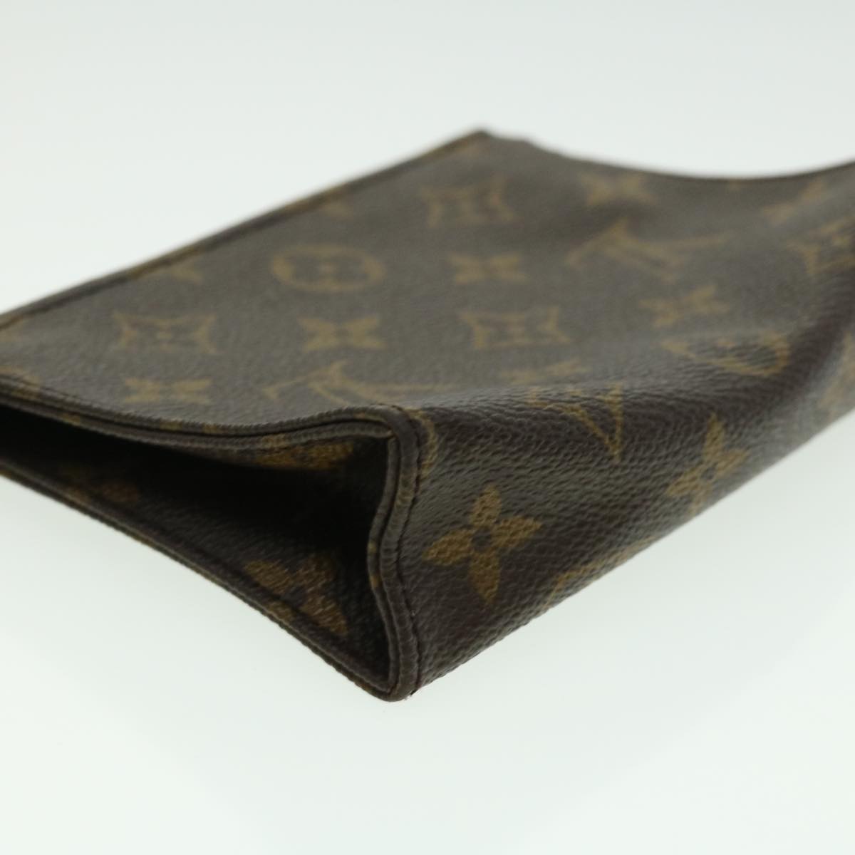 LOUIS VUITTON Monogram Poche Toilette 15 Pouch M47546 LV Auth ki2185