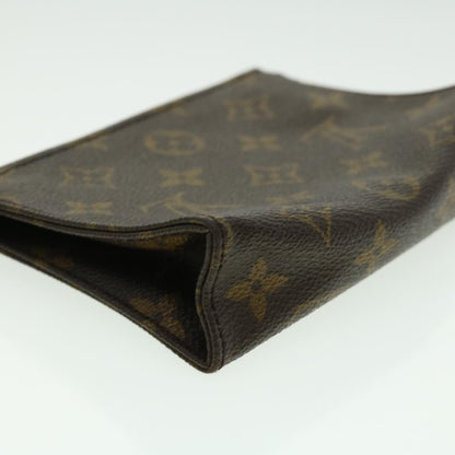 LOUIS VUITTON Monogram Poche Toilette 15 Pouch M47546 LV Auth ki2185