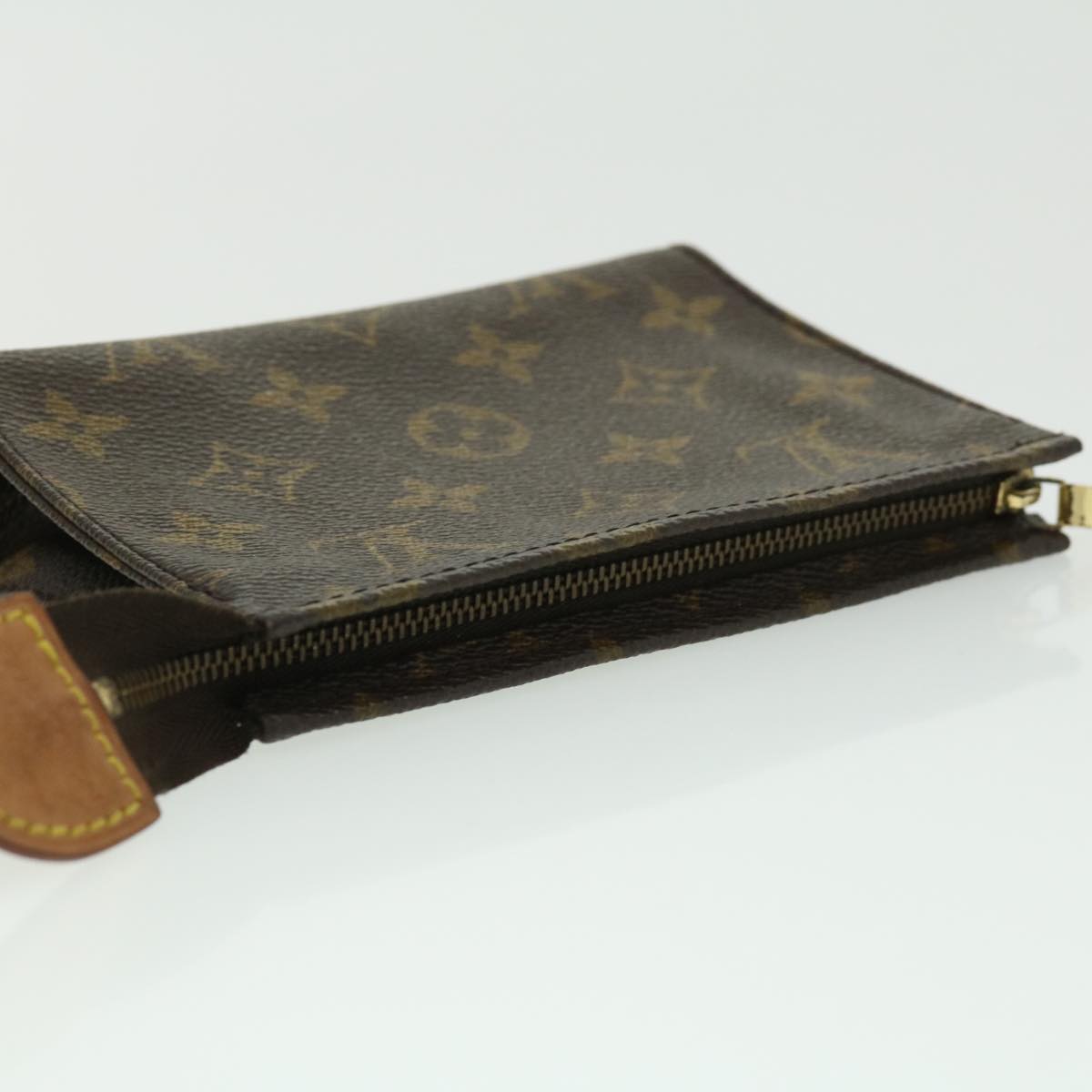 LOUIS VUITTON Monogram Poche Toilette 15 Pouch M47546 LV Auth ki2185