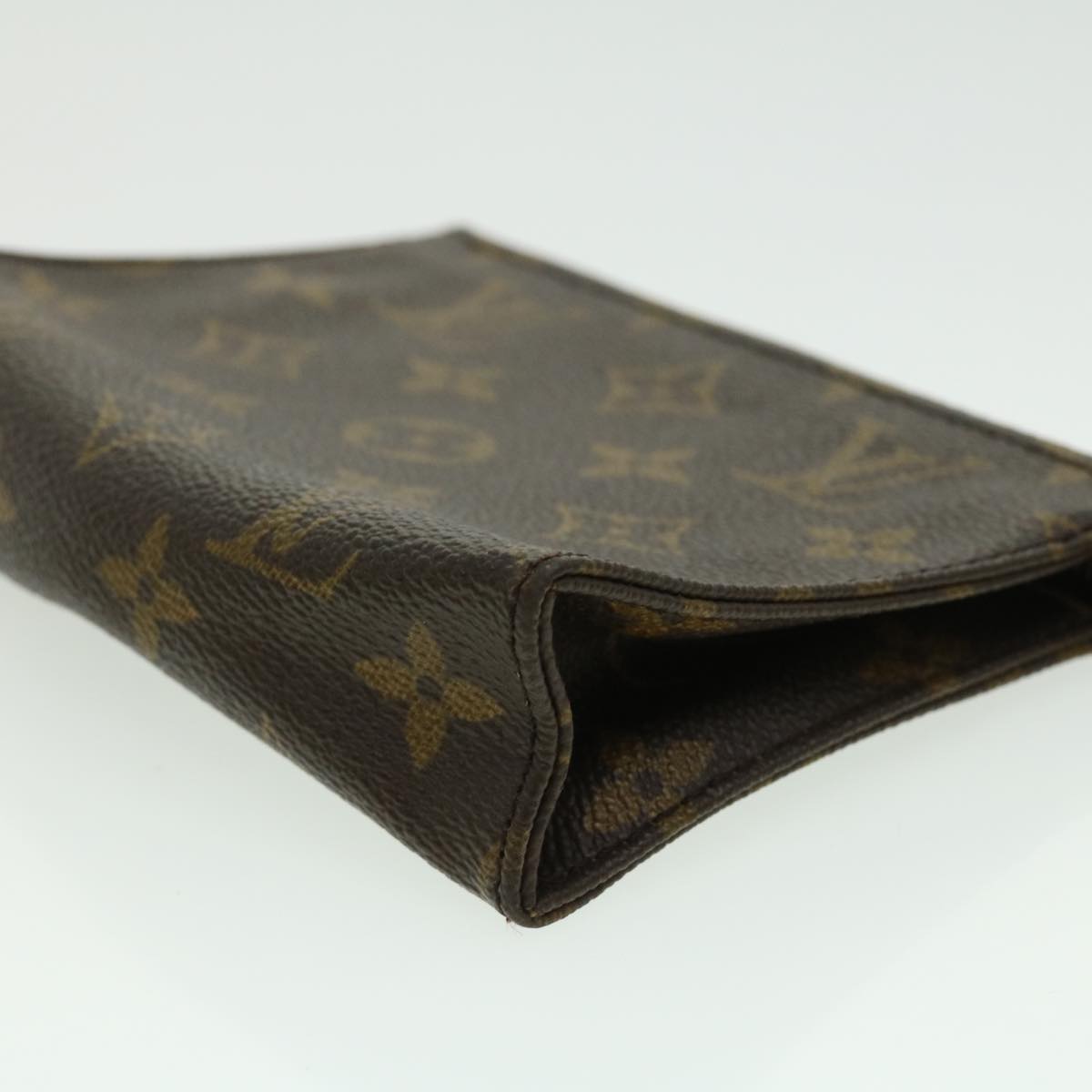 LOUIS VUITTON Monogram Poche Toilette 15 Pouch M47546 LV Auth ki2185