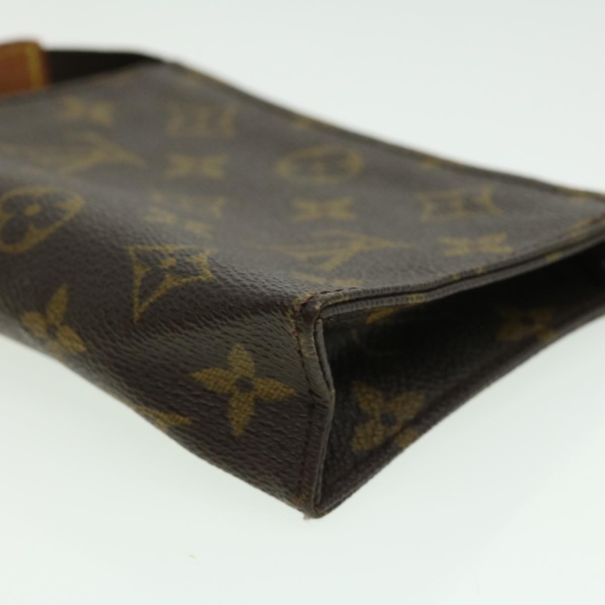 LOUIS VUITTON Monogram Poche Toilette 15 Pouch M47546 LV Auth ki2186