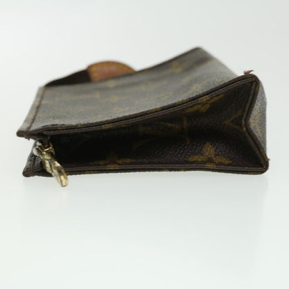 LOUIS VUITTON Monogram Poche Toilette 15 Pouch M47546 LV Auth ki2186