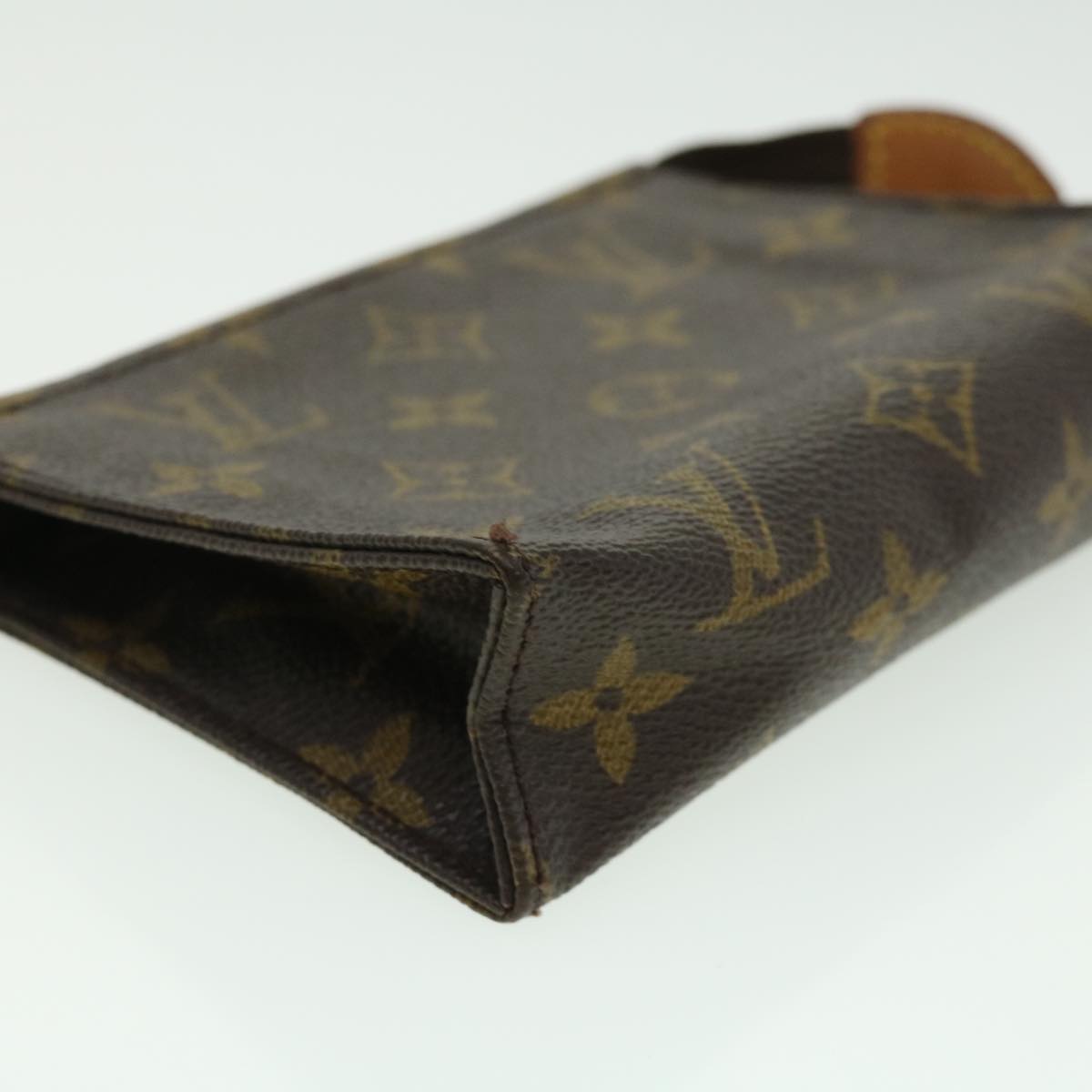LOUIS VUITTON Monogram Poche Toilette 15 Pouch M47546 LV Auth ki2186