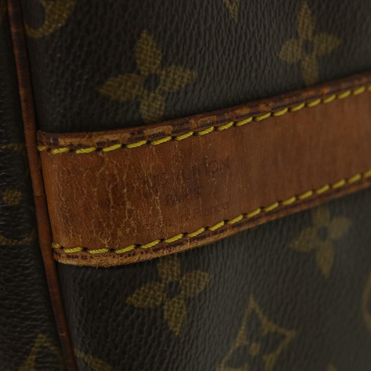 LOUIS VUITTON Monogram Keepall Bandouliere 55 Boston Bag M41414 LV Auth ki2612