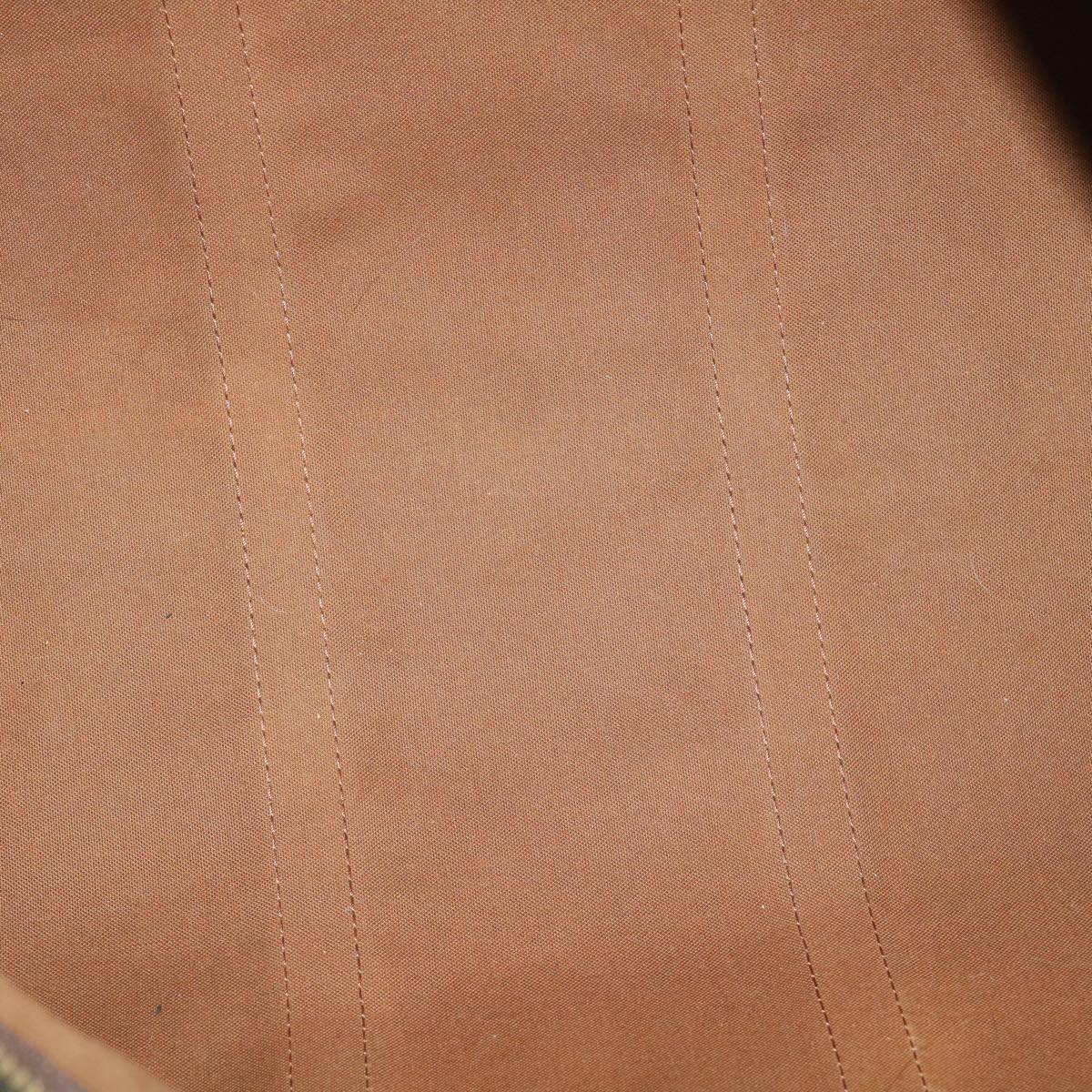 LOUIS VUITTON Monogram Keepall Bandouliere 55 Boston Bag M41414 LV Auth ki2612