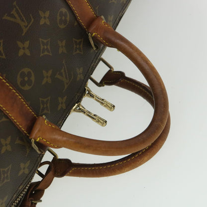 LOUIS VUITTON Monogram Keepall Bandouliere 55 Boston Bag M41414 LV Auth ki2612