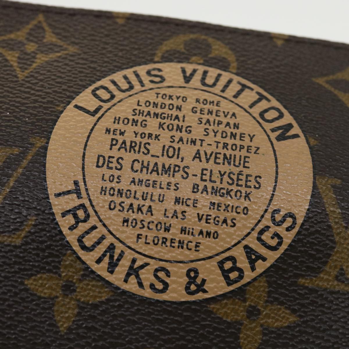 LOUIS VUITTON Monogram T&B Mini Pochette Accessoires Pouch M60153 LV Auth ki2818