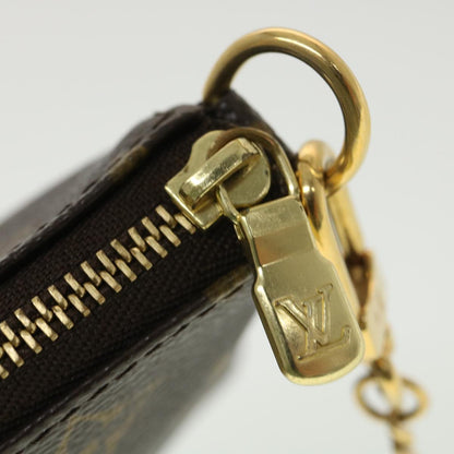 LOUIS VUITTON Monogram T&B Mini Pochette Accessoires Pouch M60153 LV Auth ki2818