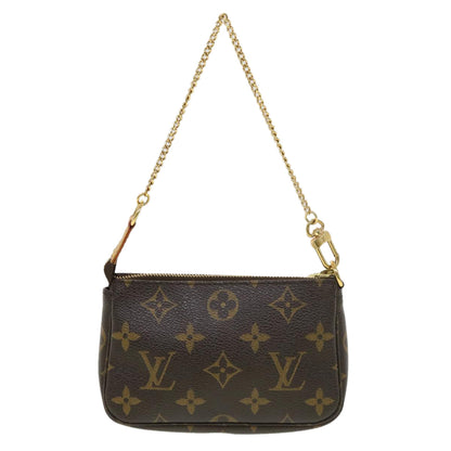LOUIS VUITTON Monogram T&B Mini Pochette Accessoires Pouch M60153 LV Auth ki2818