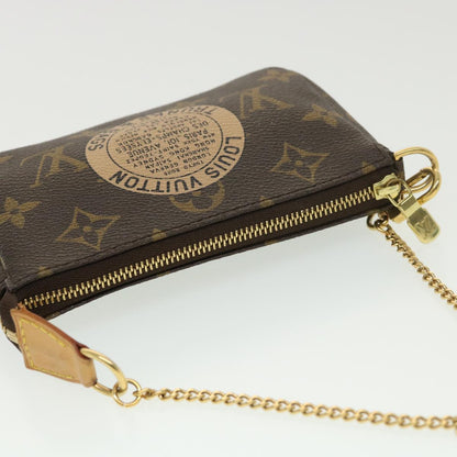 LOUIS VUITTON Monogram T&B Mini Pochette Accessoires Pouch M60153 LV Auth ki2818