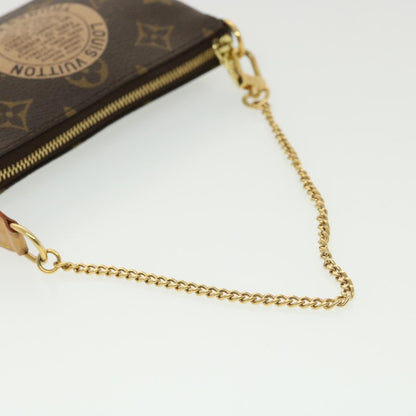 LOUIS VUITTON Monogram T&B Mini Pochette Accessoires Pouch M60153 LV Auth ki2818