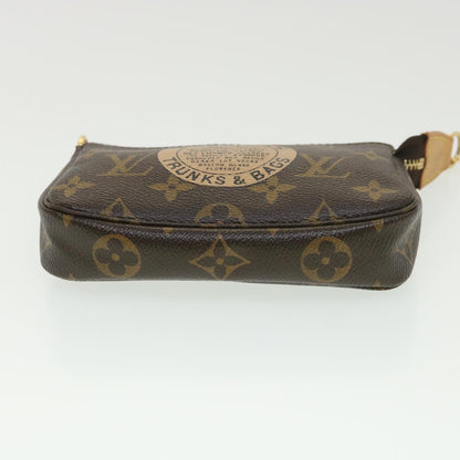 LOUIS VUITTON Monogram T&B Mini Pochette Accessoires Pouch M60153 LV Auth ki2818