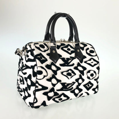 LOUIS VUITTON Monogram Tufted Speedy Bandouliere 25 LV × UF Urs Fisher Collaboration 2WAY Shoulder Handbag
