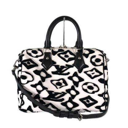 LOUIS VUITTON Monogram Tufted Speedy Bandouliere 25 LV × UF Urs Fisher Collaboration 2WAY Shoulder Handbag