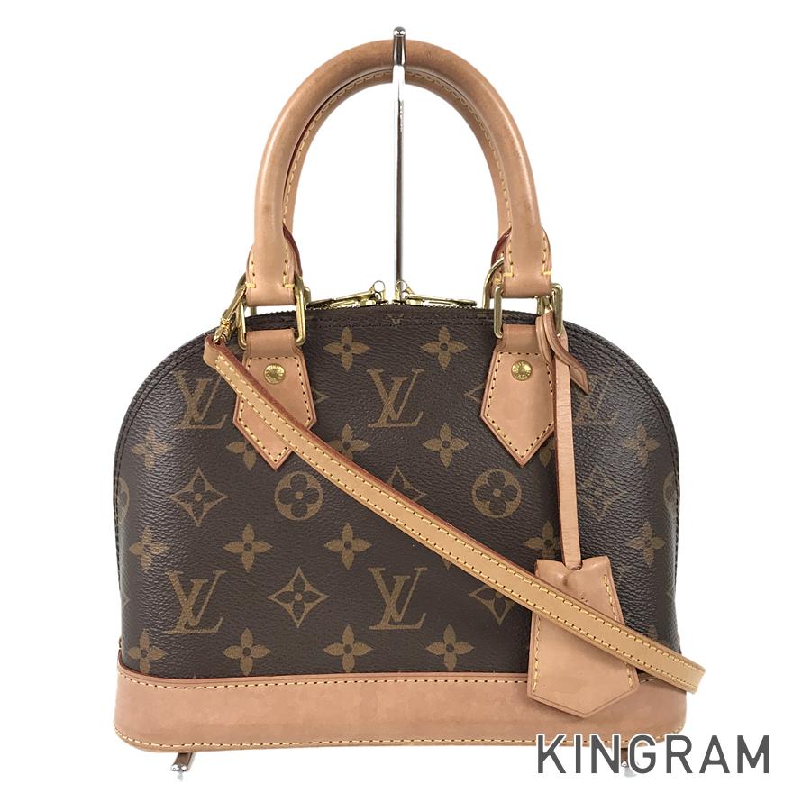 LOUIS VUITTON Monogram Alma BB M53152 Hand bag