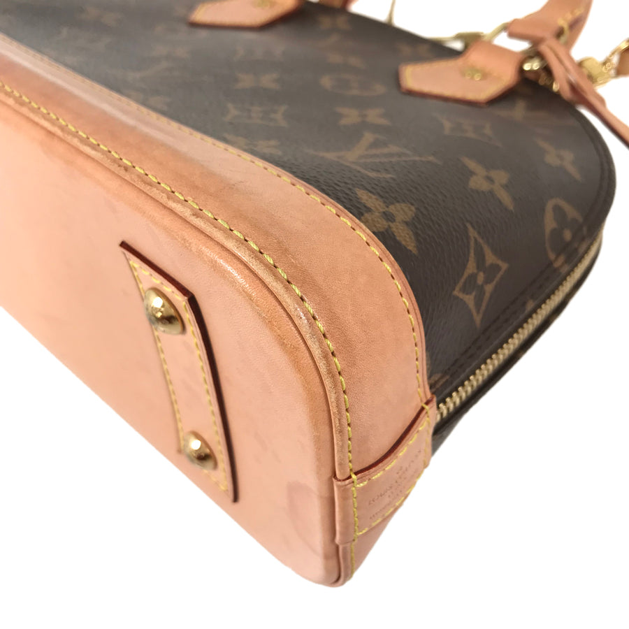 LOUIS VUITTON Monogram Alma BB M53152 Hand bag