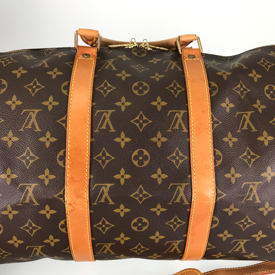 LOUIS VUITTON monogram keepall bandouliere 50 M41416 Boston bag